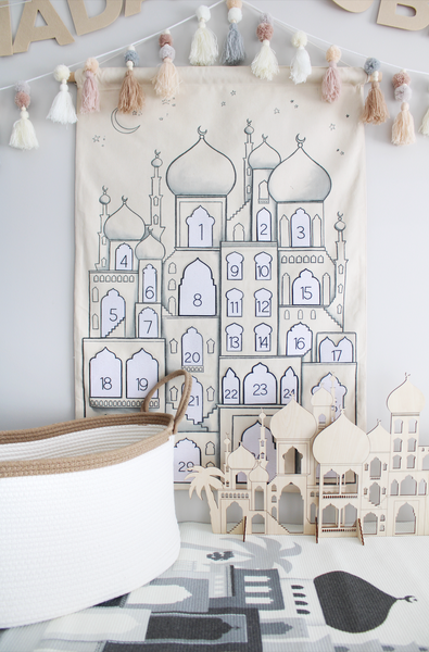 New & Improved! Decorative Light-up Wooden Mosque-Scape DIY kit