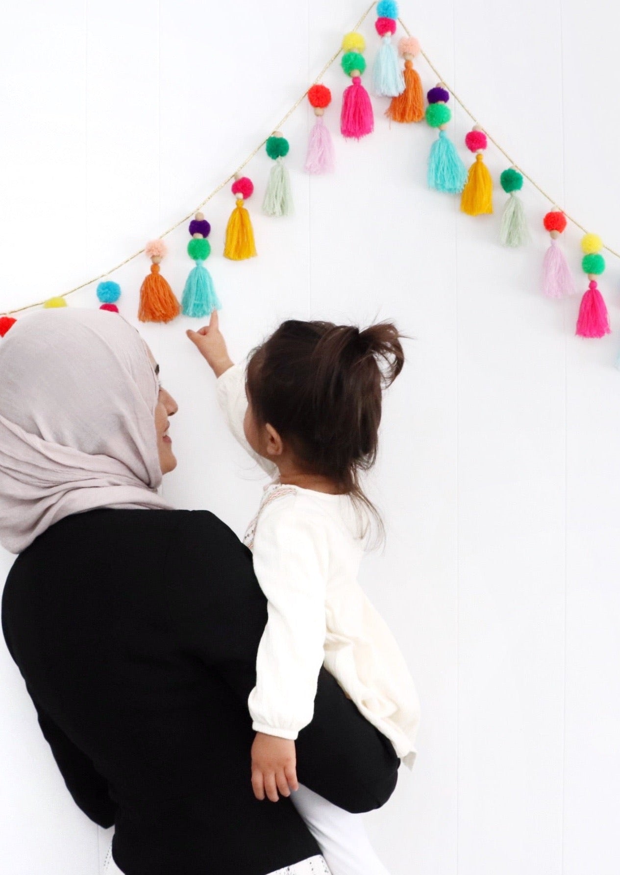 Multicolour Decorative Festive Handmade Tassel Garland