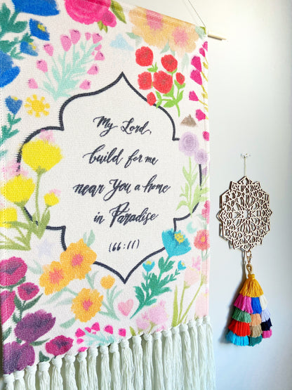 A Home in Paradise | Inspirational Decor Tapestry