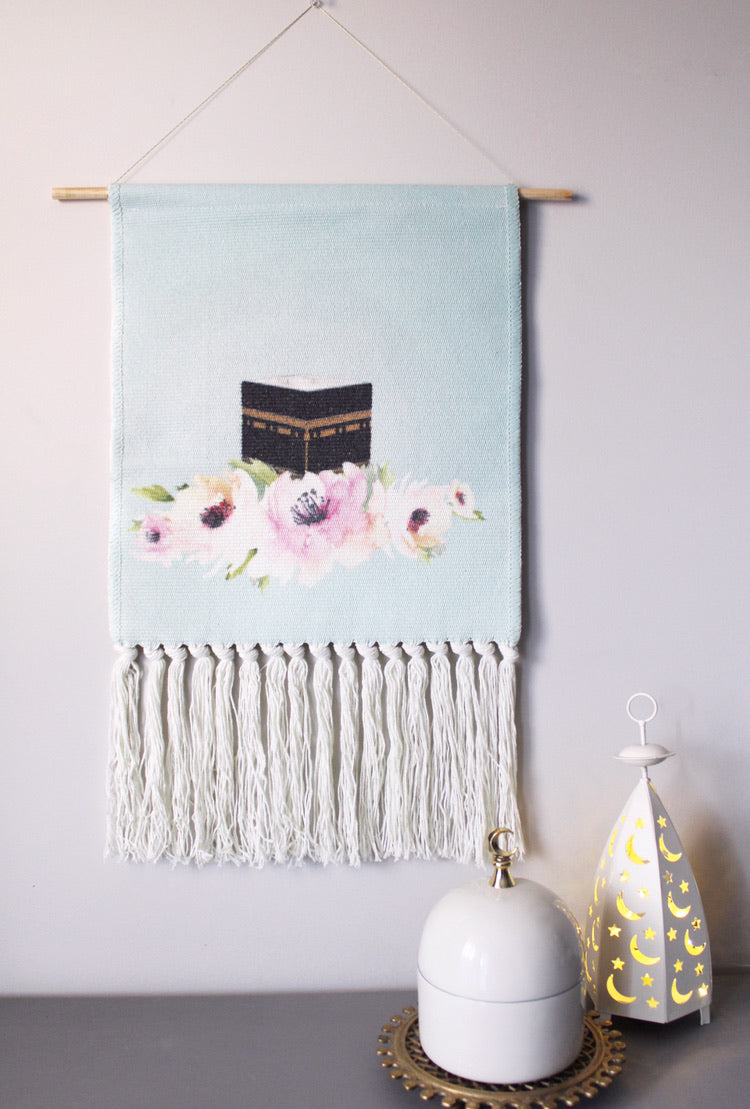 Mecca & Madinah Wall Art Tapestry Home Decor