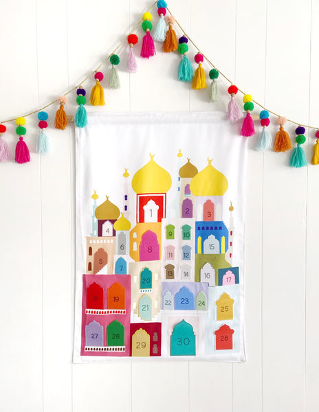 Multicolour Decorative Festive Tassel Garland Ramadan Eid Fun Bold colourful decoration celebrate